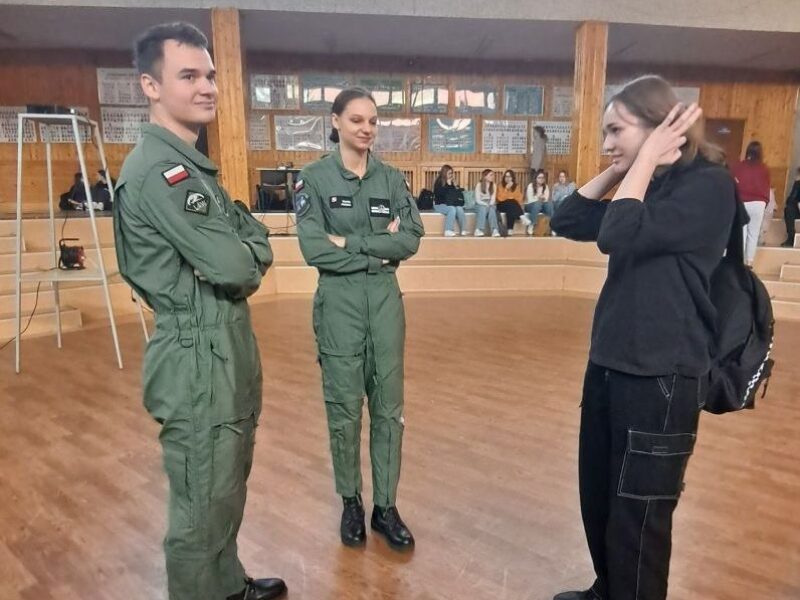 Spotkanie ze studentami Lotniczej Akademii Wojskowej w Dęblinie