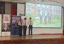 Miłosz Wielgus na podium X edycji konkursu historycznego Olimpiada Solidarności.