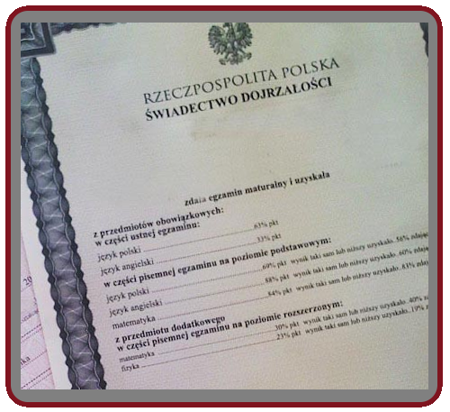 Dokumenty maturalne